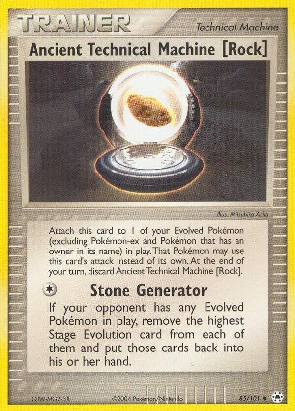 Ancient Technical Machine [Rock] Pokémon TCG cards