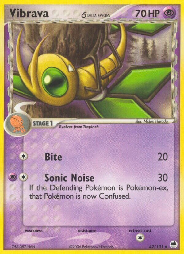 Vibrava 042/28 — WC Deck 2007 (Flyvees) (English Pokémon TCG card)