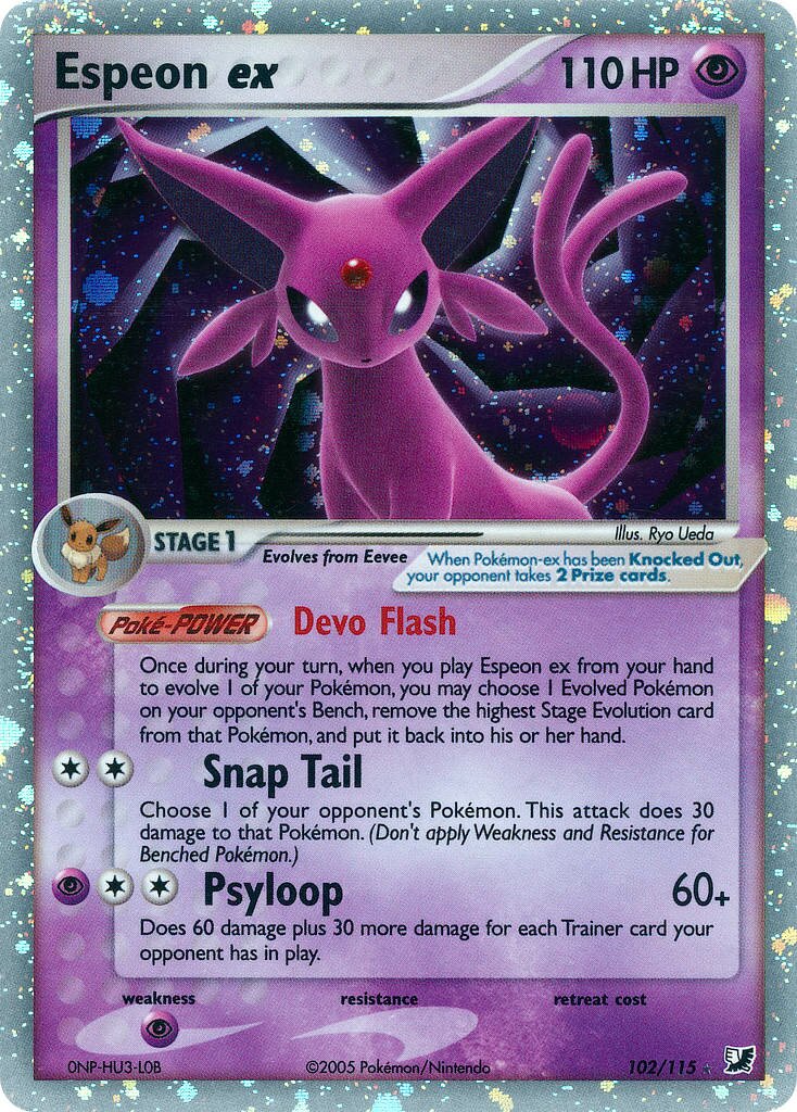 Espeon ex 010/26 — WC Deck 2007 (Legendary Ascent) (English Pokémon TCG card)