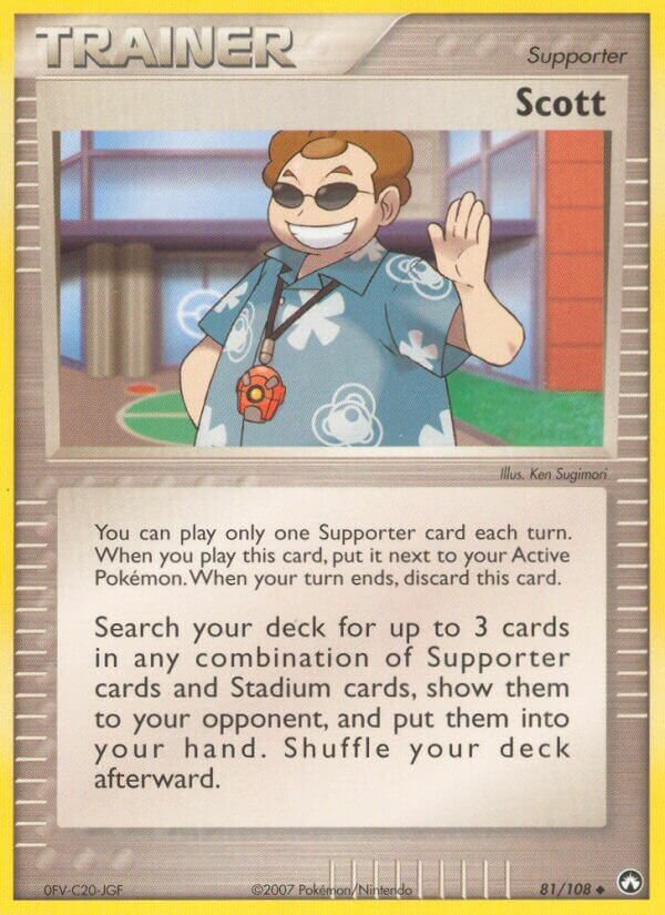 Scott 081/26 — WC Deck 2007 (Legendary Ascent) (English Pokémon TCG card)
