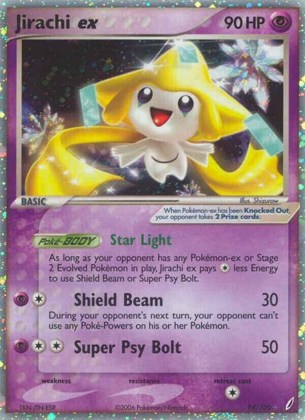 Jirachi ex 094/26 — WC Deck 2007 (Legendary Ascent) (English Pokémon TCG card)