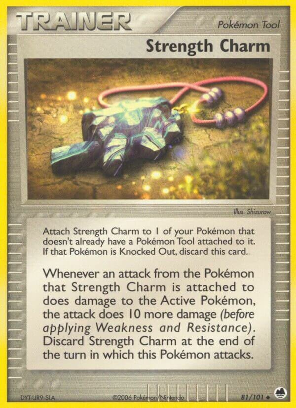 Strength Charm 081/27 — WC Deck 2007 (Rambolt) (English Pokémon TCG card)