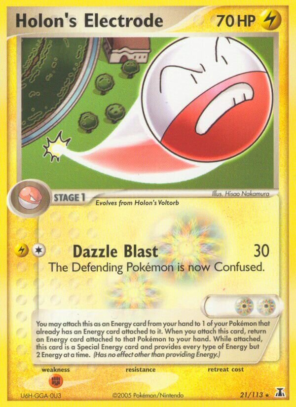 Holon's Electrode 021/20 — WC Deck 2007 (Swift Empoleon) (English Pokémon TCG card)