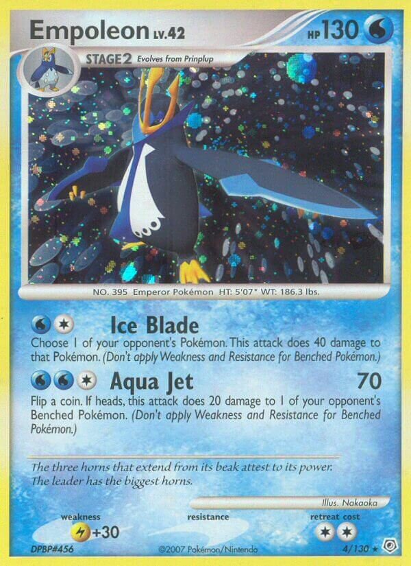 Empoleon 004/20 — WC Deck 2007 (Swift Empoleon) (English Pokémon TCG card)