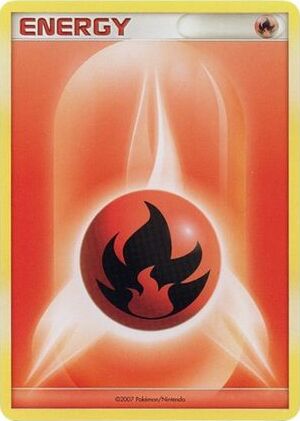 Fire Energy 002/19 — WC Deck 2008 (Bliss Control) (English Pokémon TCG card)
