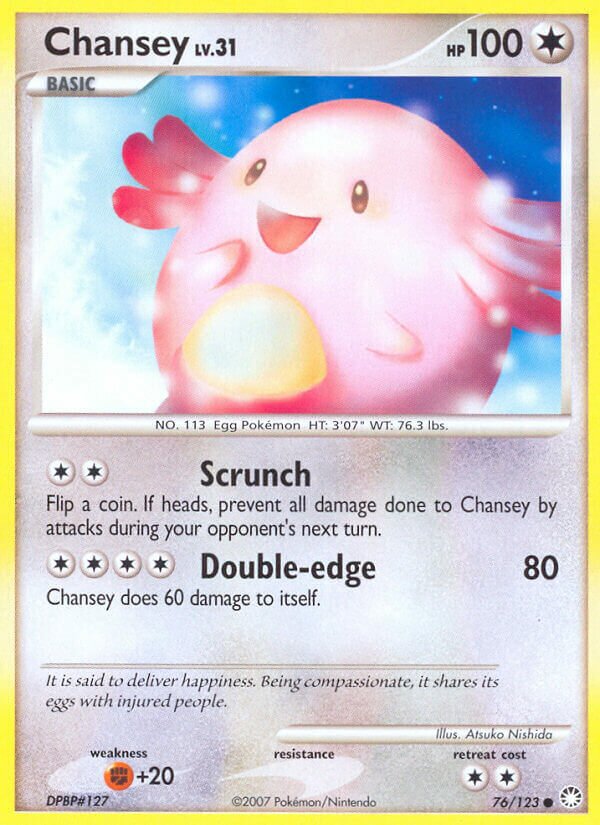 Chansey 076/19 — WC Deck 2008 (Bliss Control) (English Pokémon TCG card)