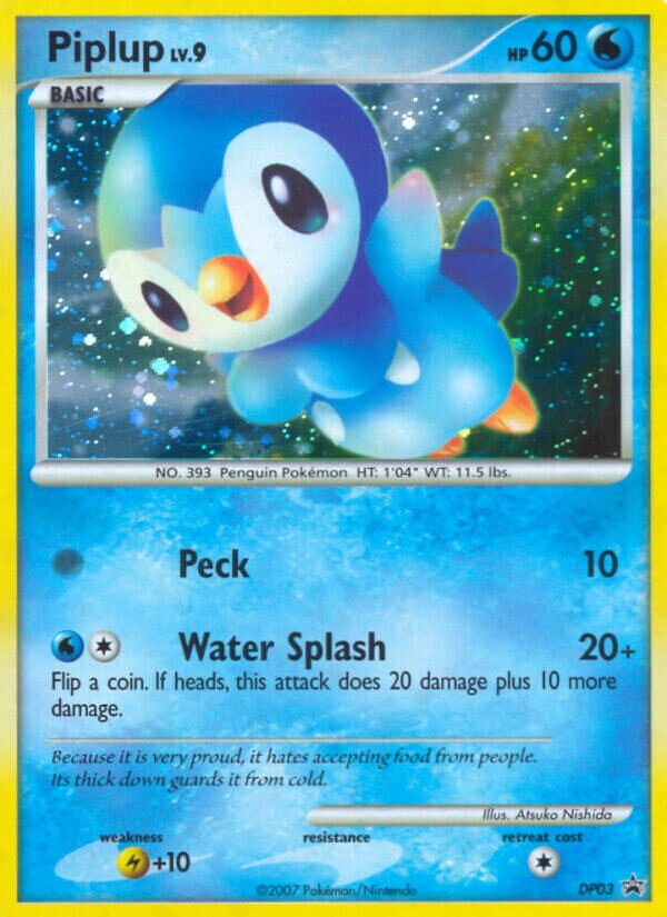 Piplup 003/28 — WC Deck 2008 (Empotech) (English Pokémon TCG card)