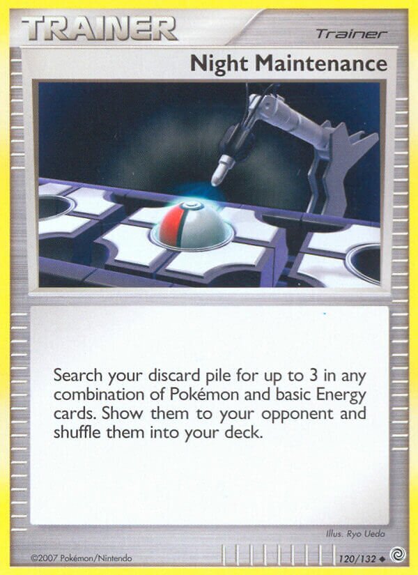 Night Maintenance 012/28 — WC Deck 2008 (Empotech) (English Pokémon TCG card)