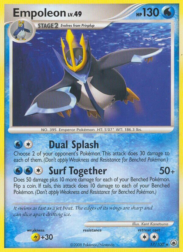 Empoleon 017/28 — WC Deck 2008 (Empotech) (English Pokémon TCG card)