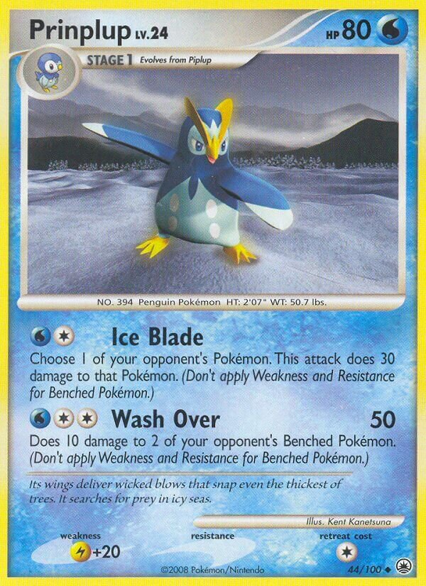 Prinplup 044/28 — WC Deck 2008 (Empotech) (English Pokémon TCG card)