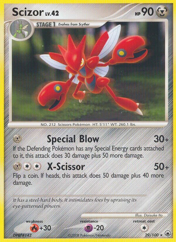 Scizor 029/20 — WC Deck 2008 (Intimidation) (English Pokémon TCG card)