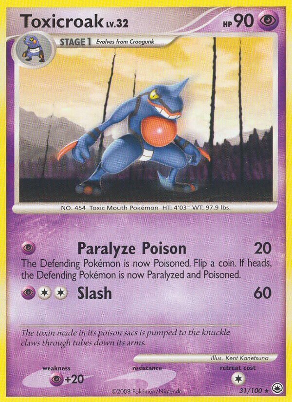 Toxicroak 031/20 — WC Deck 2008 (Intimidation) (English Pokémon TCG card)