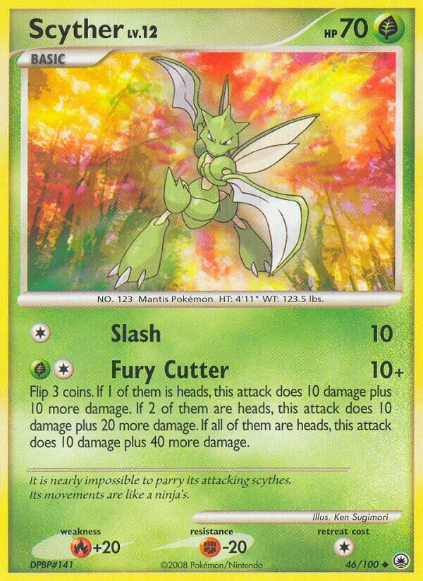 Scyther 046/20 — WC Deck 2008 (Intimidation) (English Pokémon TCG card)