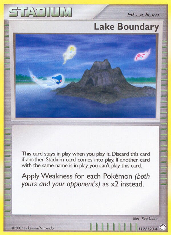 Lake Boundary 011/27 — WC Deck 2008 (Psychic Lock) (English Pokémon TCG card)