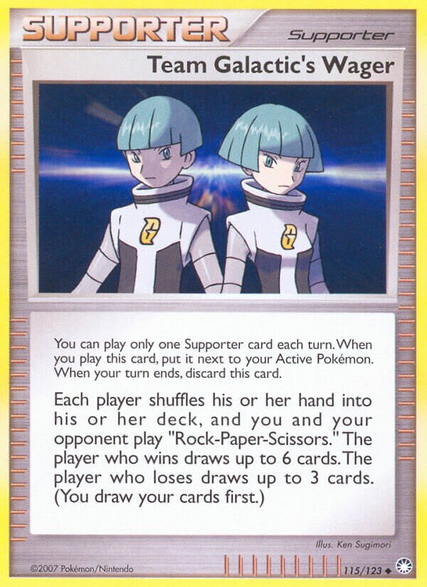 Team Galactic's Wager 011/27 — WC Deck 2008 (Psychic Lock) (English Pokémon TCG card)
