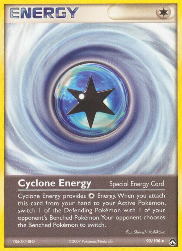 Cyclone Energy 090/27 — WC Deck 2008 (Psychic Lock) (English Pokémon TCG card)
