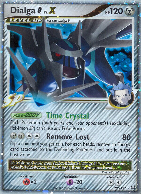 Dialga G LV.X 012/31 — WC Deck 2009 (Crowned Tiger) (English Pokémon TCG card)