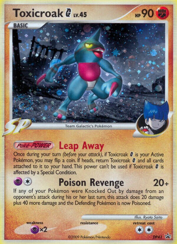 Toxicroak G 041/31 — WC Deck 2009 (Crowned Tiger) (English Pokémon TCG card)