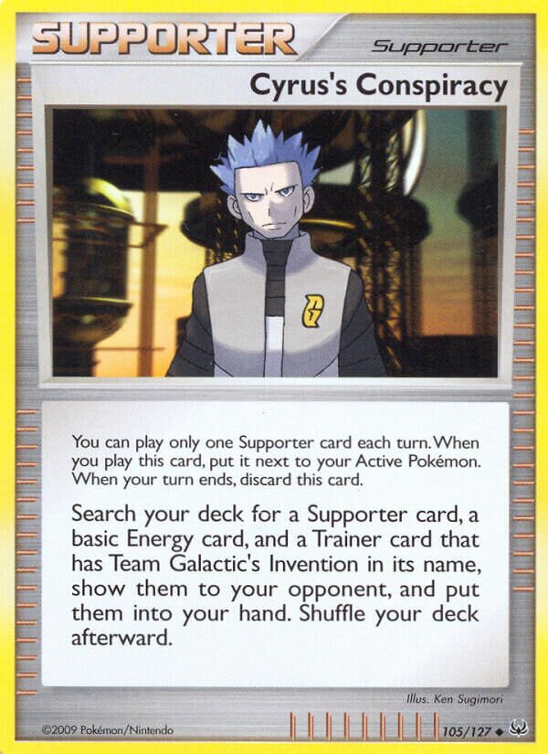 Cyrus's Conspiracy 010/27 — WC Deck 2009 (Luxdrill) (English Pokémon TCG card)