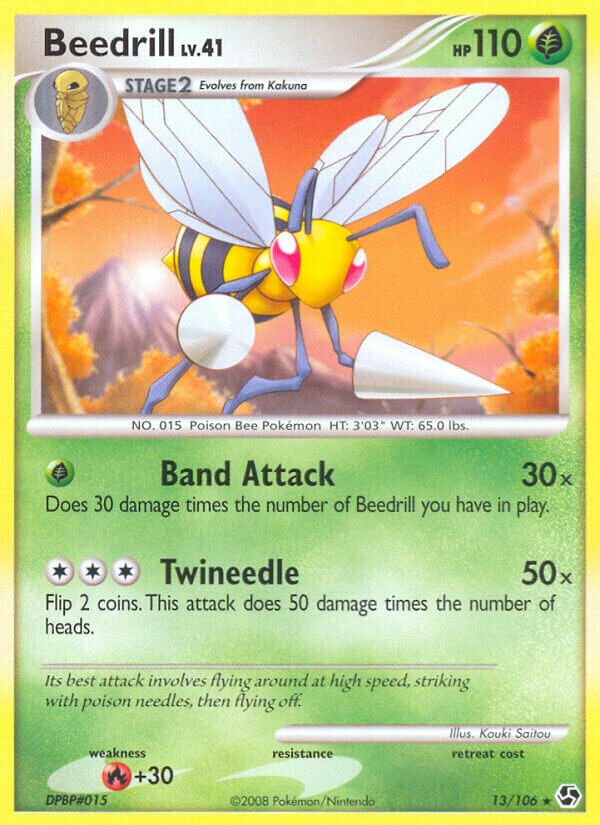Beedrill 013/27 — WC Deck 2009 (Luxdrill) (English Pokémon TCG card)
