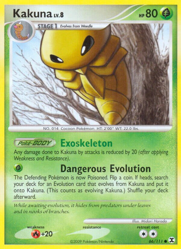 Kakuna 066/27 — WC Deck 2009 (Luxdrill) (English Pokémon TCG card)