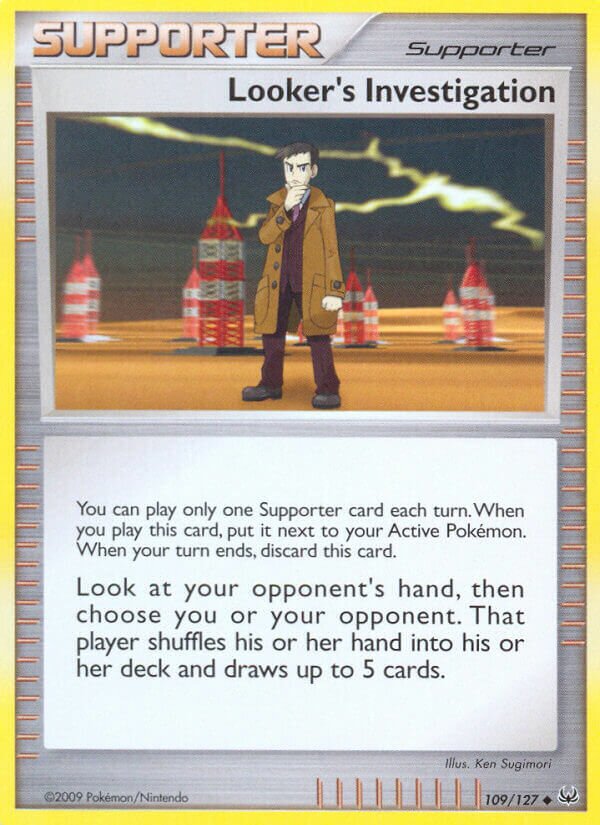 Looker's Investigation 010/24 — WC Deck 2009 (Queengar) (English Pokémon TCG card)