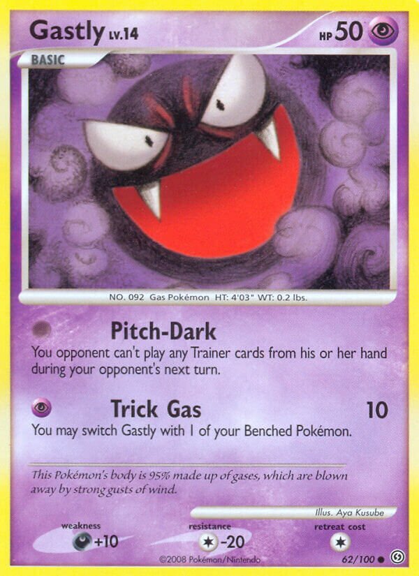 Gastly 062/24 — WC Deck 2009 (Queengar) (English Pokémon TCG card)