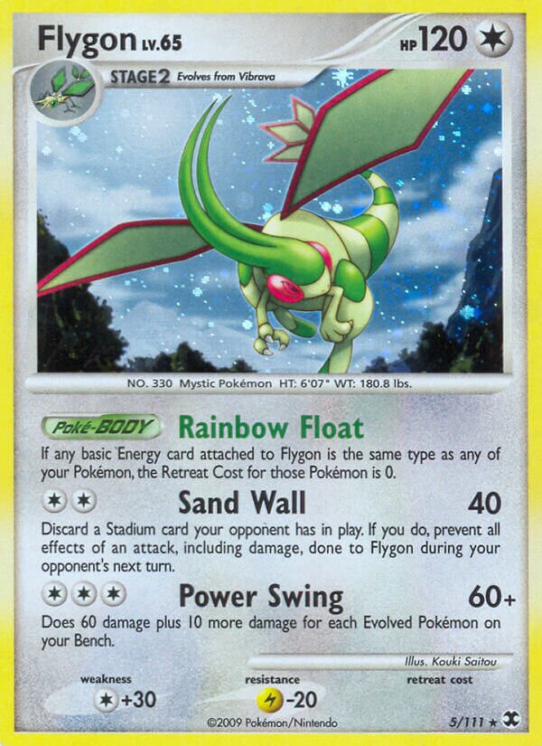 Flygon 005/27 — WC Deck 2009 (Stallgon) (English Pokémon TCG card)