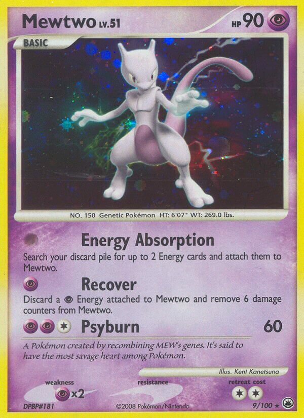 Mewtwo 009/27 — WC Deck 2009 (Stallgon) (English Pokémon TCG card)