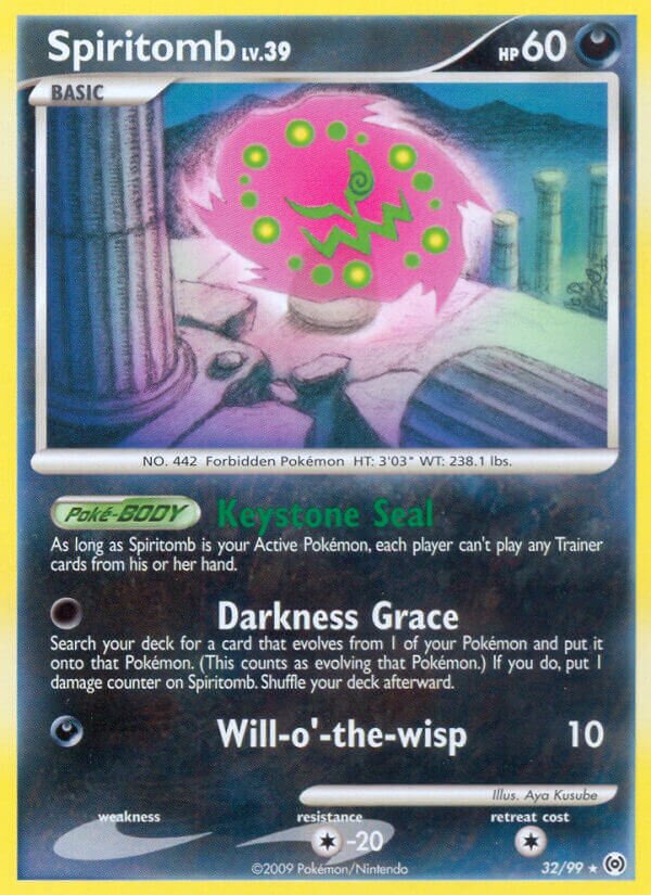 Spiritomb 032/32 — WC Deck 2010 (Boltevoir) (English Pokémon TCG card)