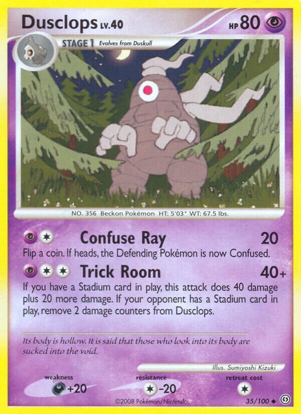 Dusclops 035/32 — WC Deck 2010 (Boltevoir) (English Pokémon TCG card)