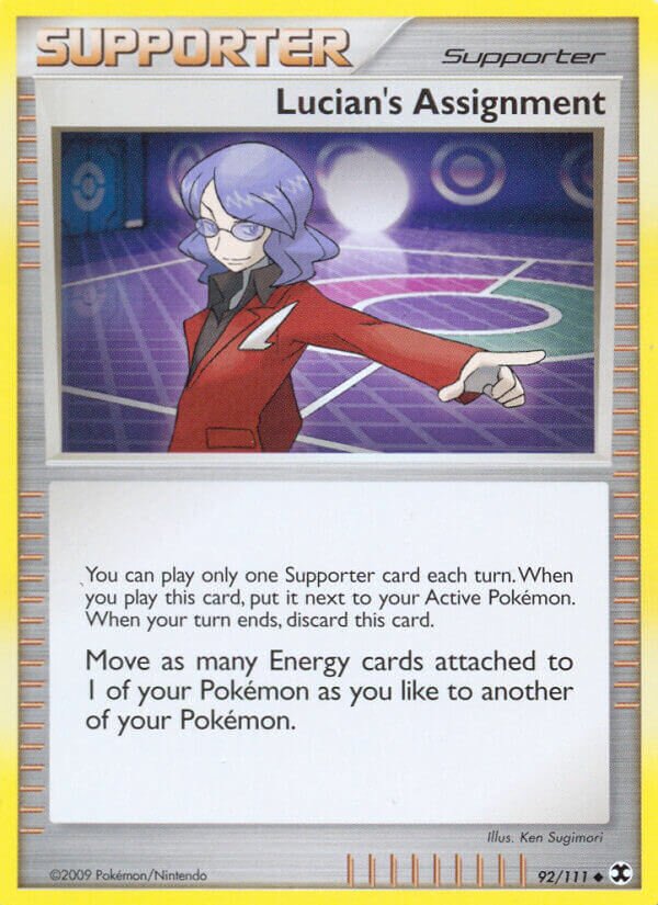 Lucian's Assignment 092/32 — WC Deck 2010 (Boltevoir) (English Pokémon TCG card)
