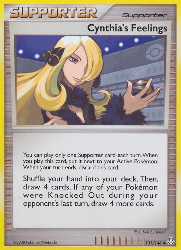 Cynthia's Feelings 013/24 — WC Deck 2010 (Happy Luck) (English Pokémon TCG card)