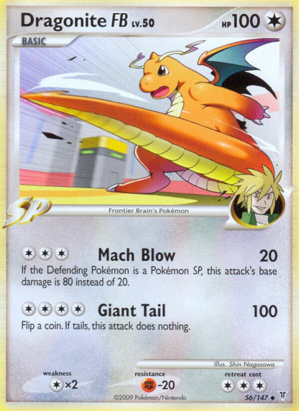 Dragonite FB 056/30 — WC Deck 2010 (Luxchomp Of The Spirit) (English Pokémon TCG card)