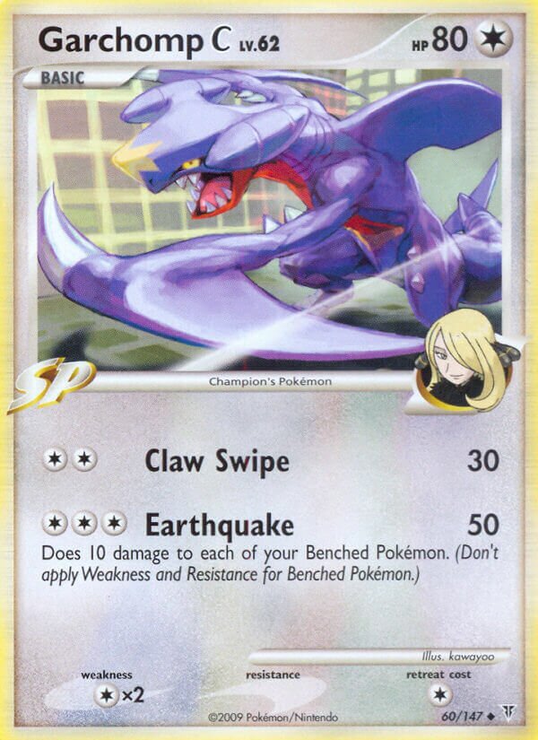Garchomp C 060/30 — WC Deck 2010 (Luxchomp Of The Spirit) (English Pokémon TCG card)