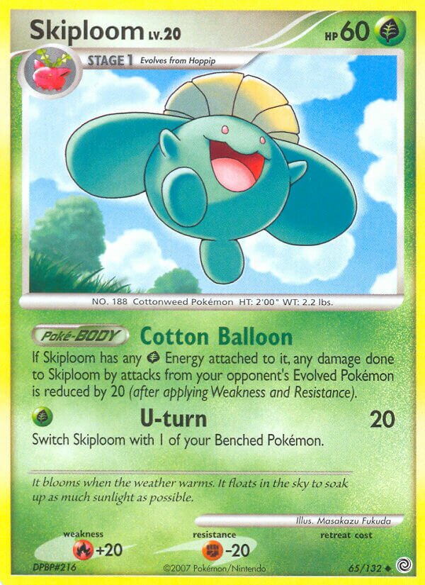 Skiploom 065/23 — WC Deck 2010 (Power Cottonweed) (English Pokémon TCG card)