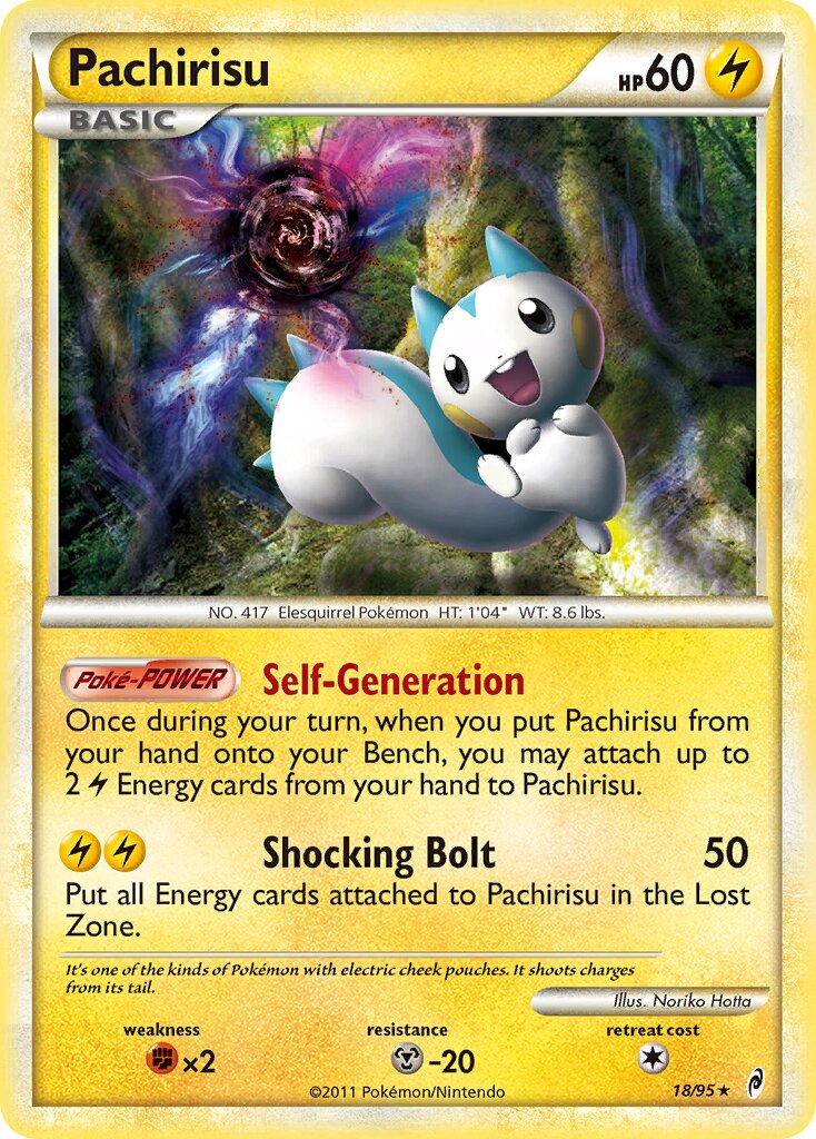Pachirisu 018/21 — WC Deck 2011 (Megazone) (English Pokémon TCG card)