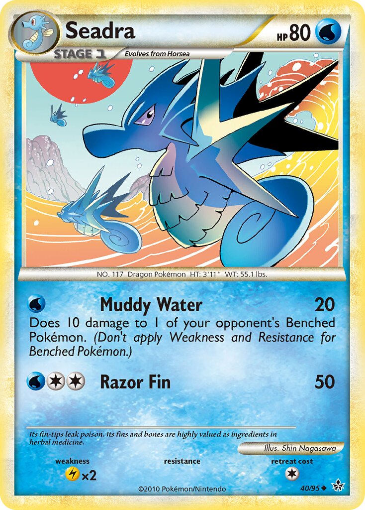 Seadra 040/21 — WC Deck 2011 (Megazone) (English Pokémon TCG card)