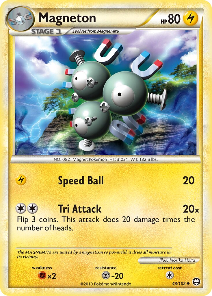 Magneton 043/21 — WC Deck 2011 (Megazone) (English Pokémon TCG card)