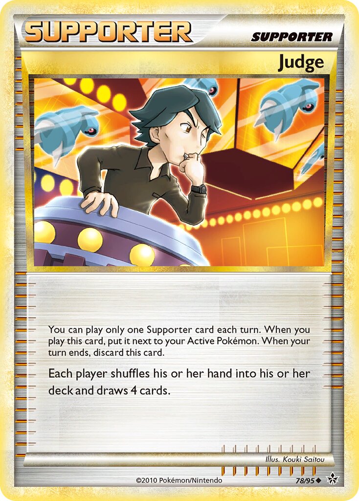 Judge 078/21 — WC Deck 2011 (Megazone) (English Pokémon TCG card)