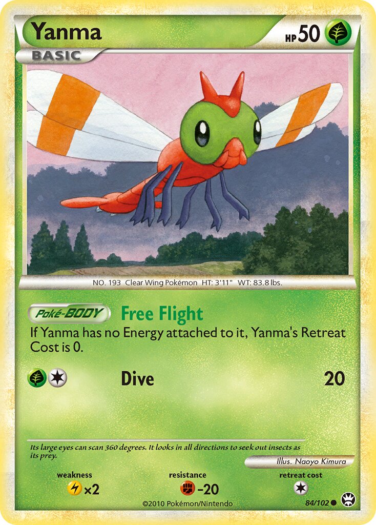 Yanma 084/21 — WC Deck 2011 (Megazone) (English Pokémon TCG card)