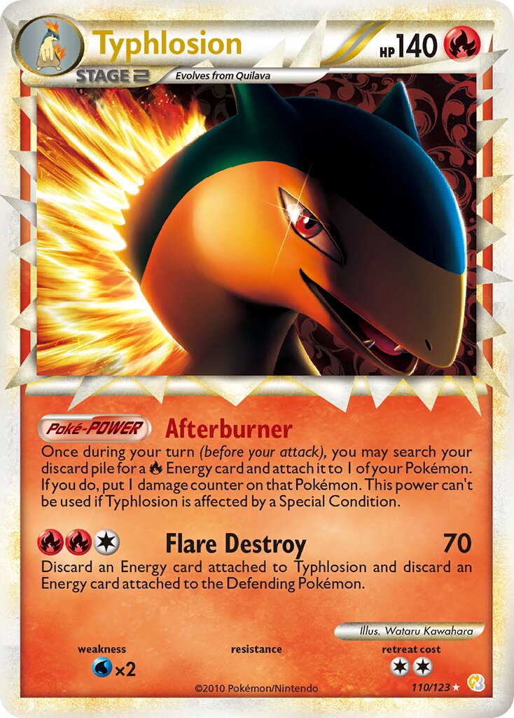 Typhlosion 011/19 — WC Deck 2011 (Reshiphlosion) (English Pokémon TCG card)
