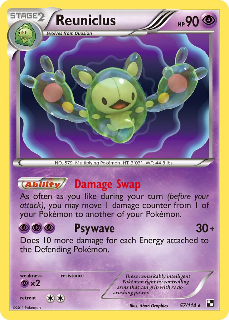 Reuniclus 057/27 — WC Deck 2011 (The Truth) (English Pokémon TCG card)