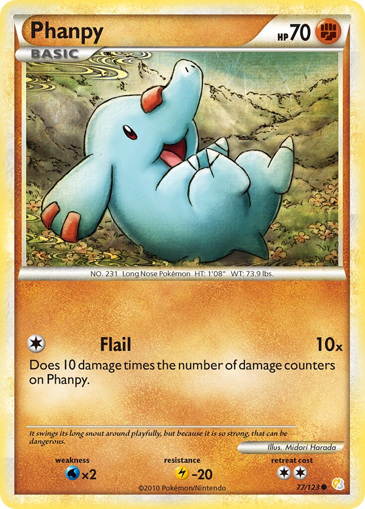 Phanpy 077/27 — WC Deck 2011 (The Truth) (English Pokémon TCG card)