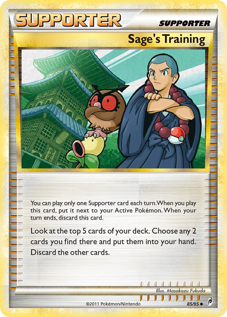 Sage's Training 085/27 — WC Deck 2011 (The Truth) (English Pokémon TCG card)