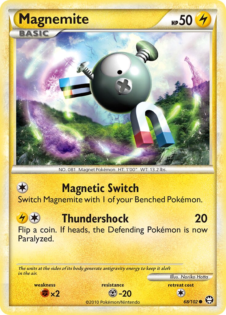Magnemite 068/22 — WC Deck 2011 (Twinboar) (English Pokémon TCG card)