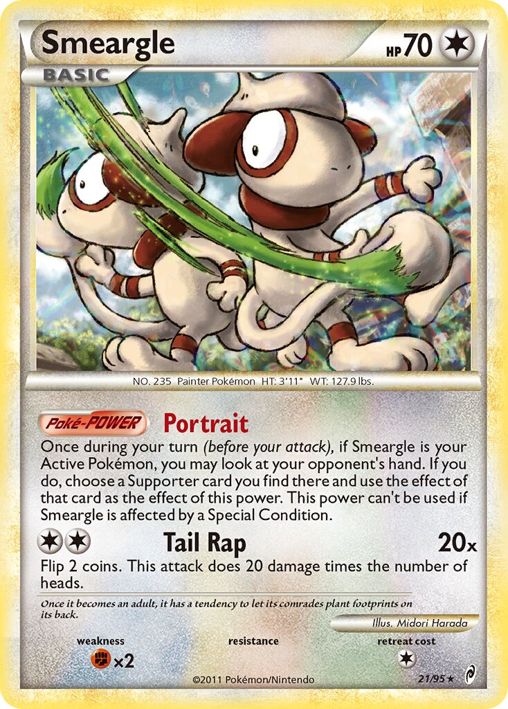 Smeargle 021/24 — WC Deck 2012 (CMT) (English Pokémon TCG card)