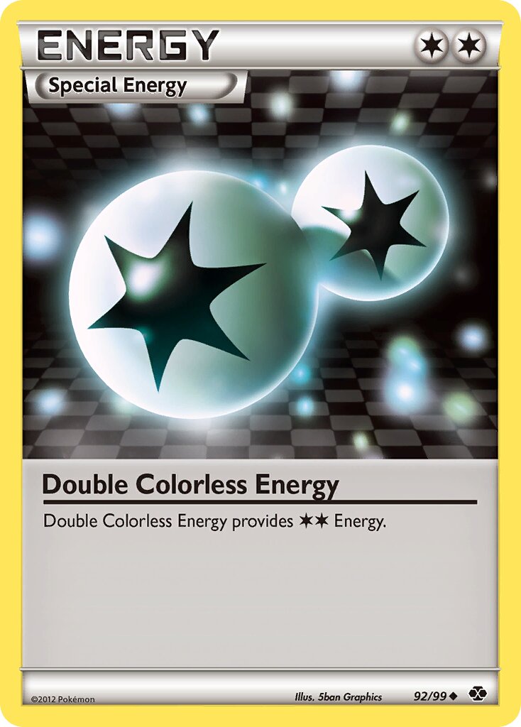 Double Colorless Energy 092/22 — WC Deck 2012 (Eeltwo) (English Pokémon TCG card)