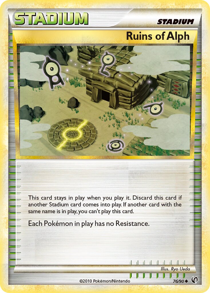 Ruins of Alph 076/20 — WC Deck 2012 (Terraki Mewtwo) (English Pokémon TCG card)