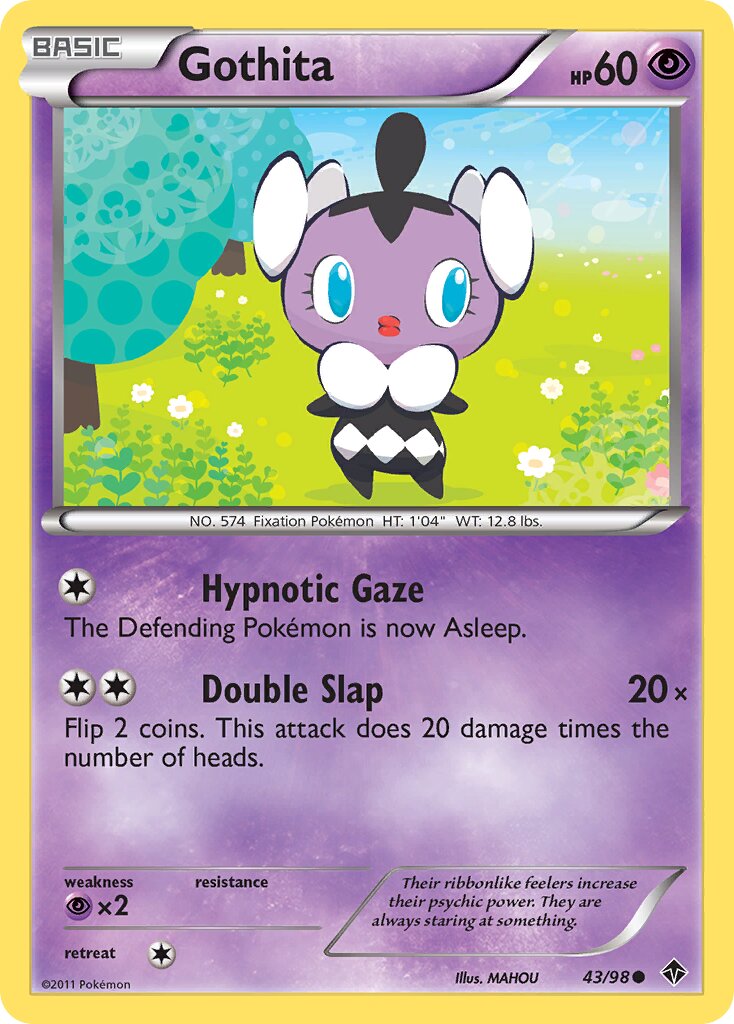 Gothita 043/26 — WC Deck 2013 (American Gothic) (English Pokémon TCG card)